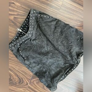 All Saints Suede Skirt Size 4 Zipper